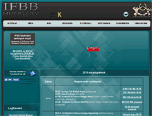 Tablet Screenshot of ifbb.hu